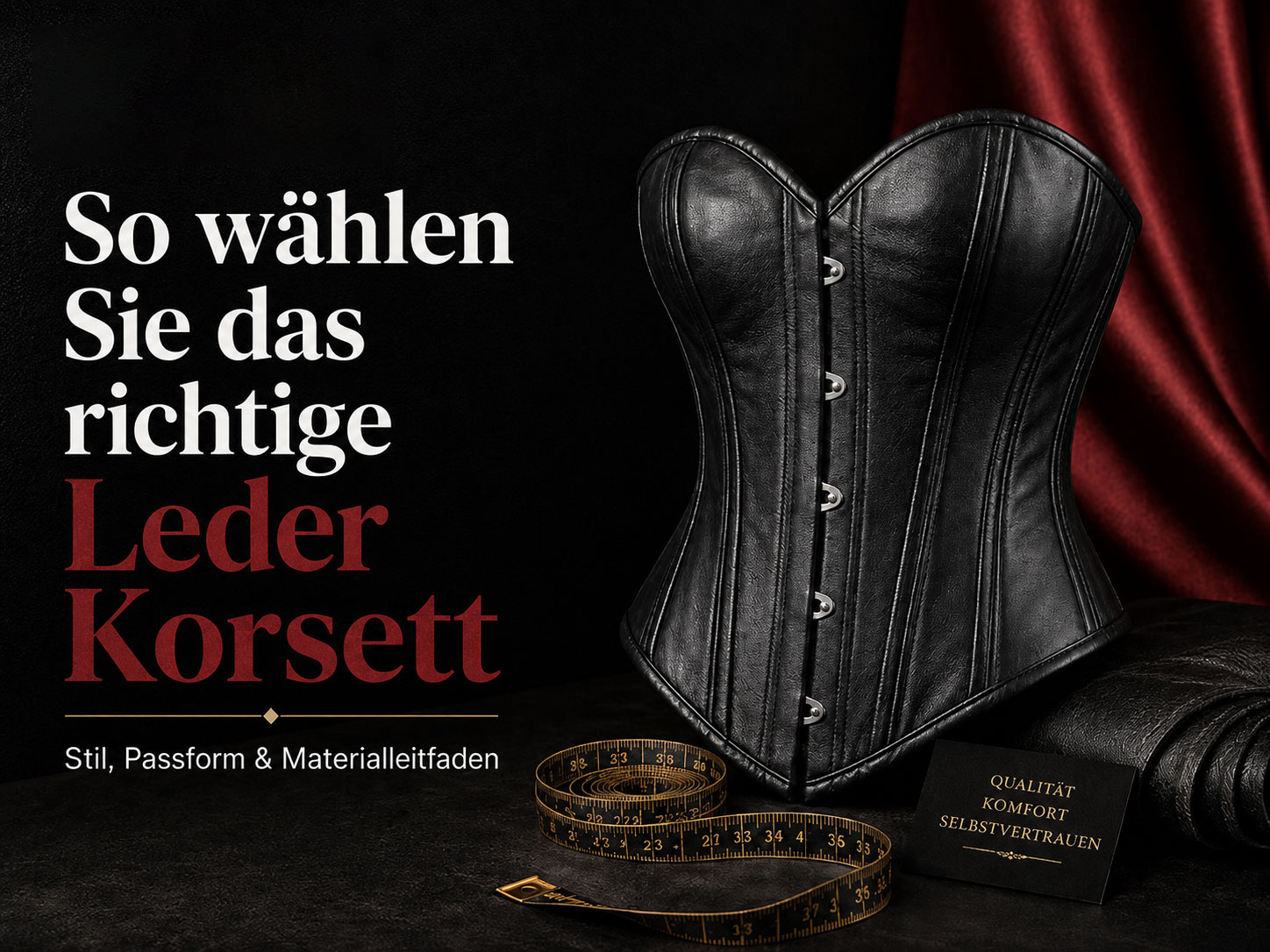 So wählen Sie das richtige Lederkorsett: Stil, Passform und Materialleitfaden